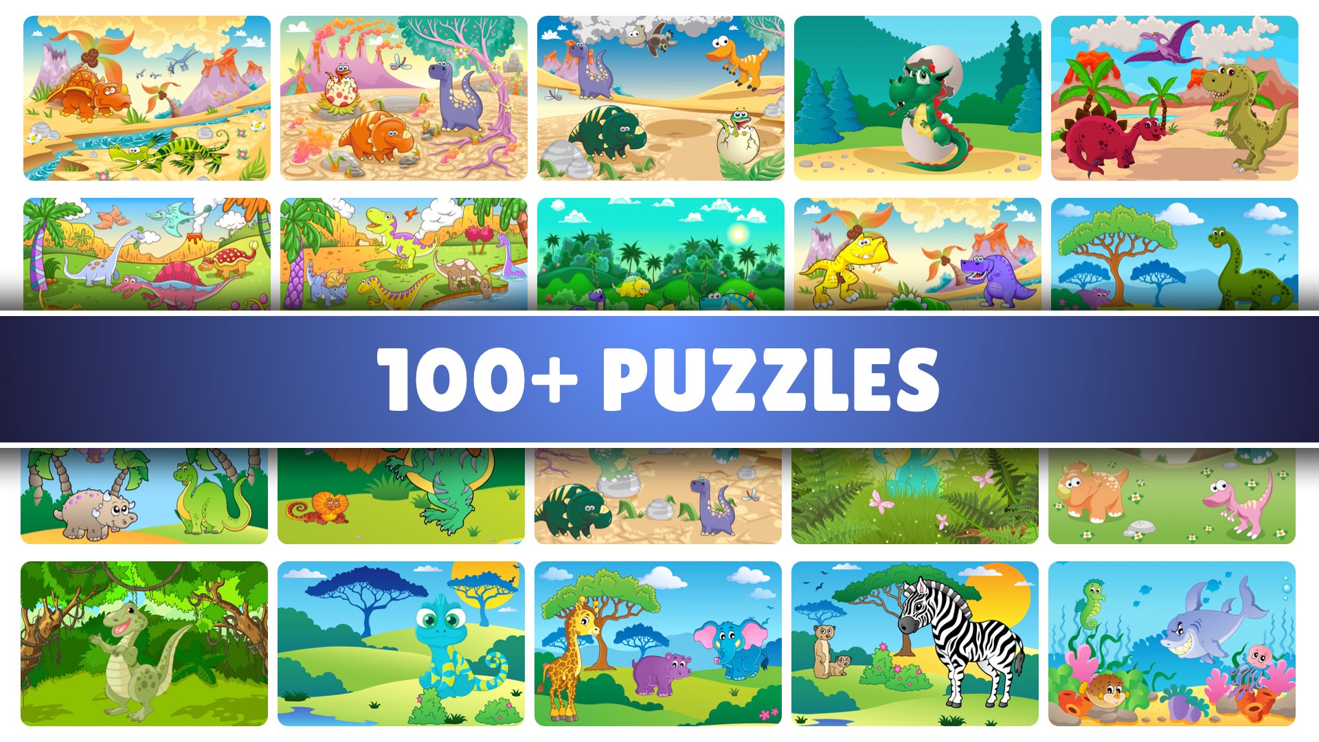 Dinosaur Jigsaw Puzzles for Kids Fun and Educational Dinos Puzzle