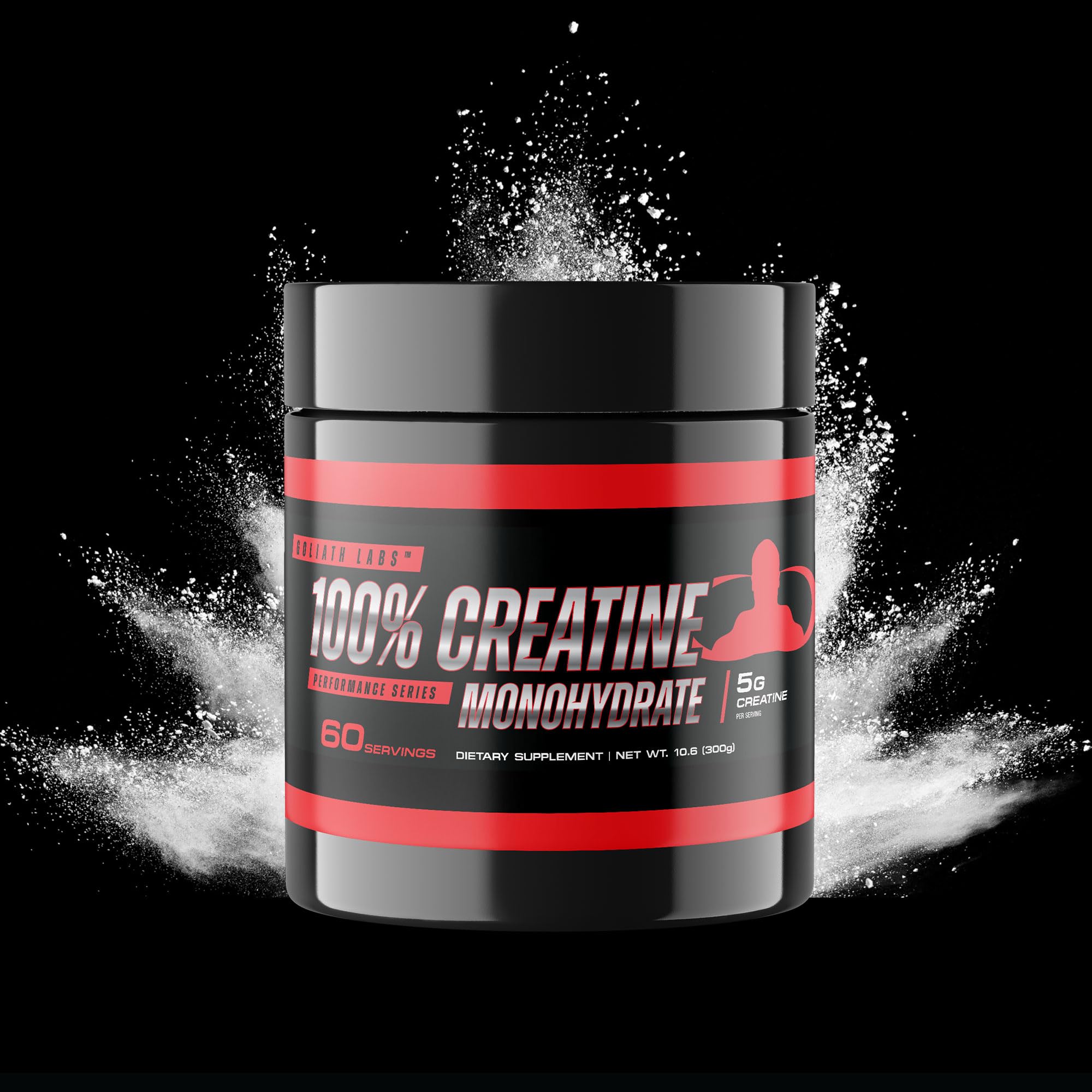 Goliath Labs Pure Creatine Monohydrate Powder, Unflavored, 300g, 60 Serves — Amazon image 3