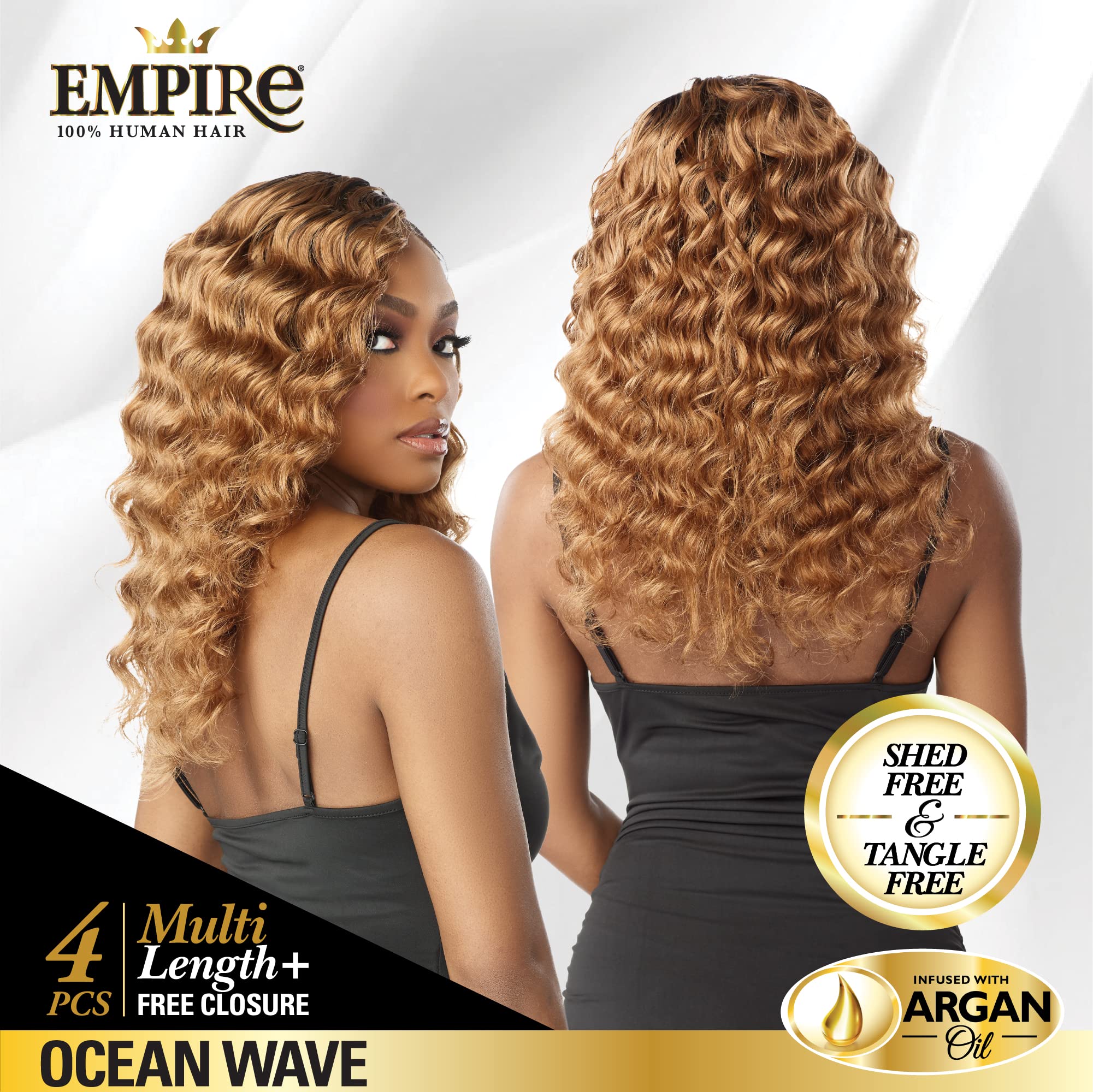 アクセサリー SHIPS XOLO: WAVE WITH HAIR LINE Amazon.com : Sensationnel Empire Bundles Multi-Ocean Wave,12 14 16