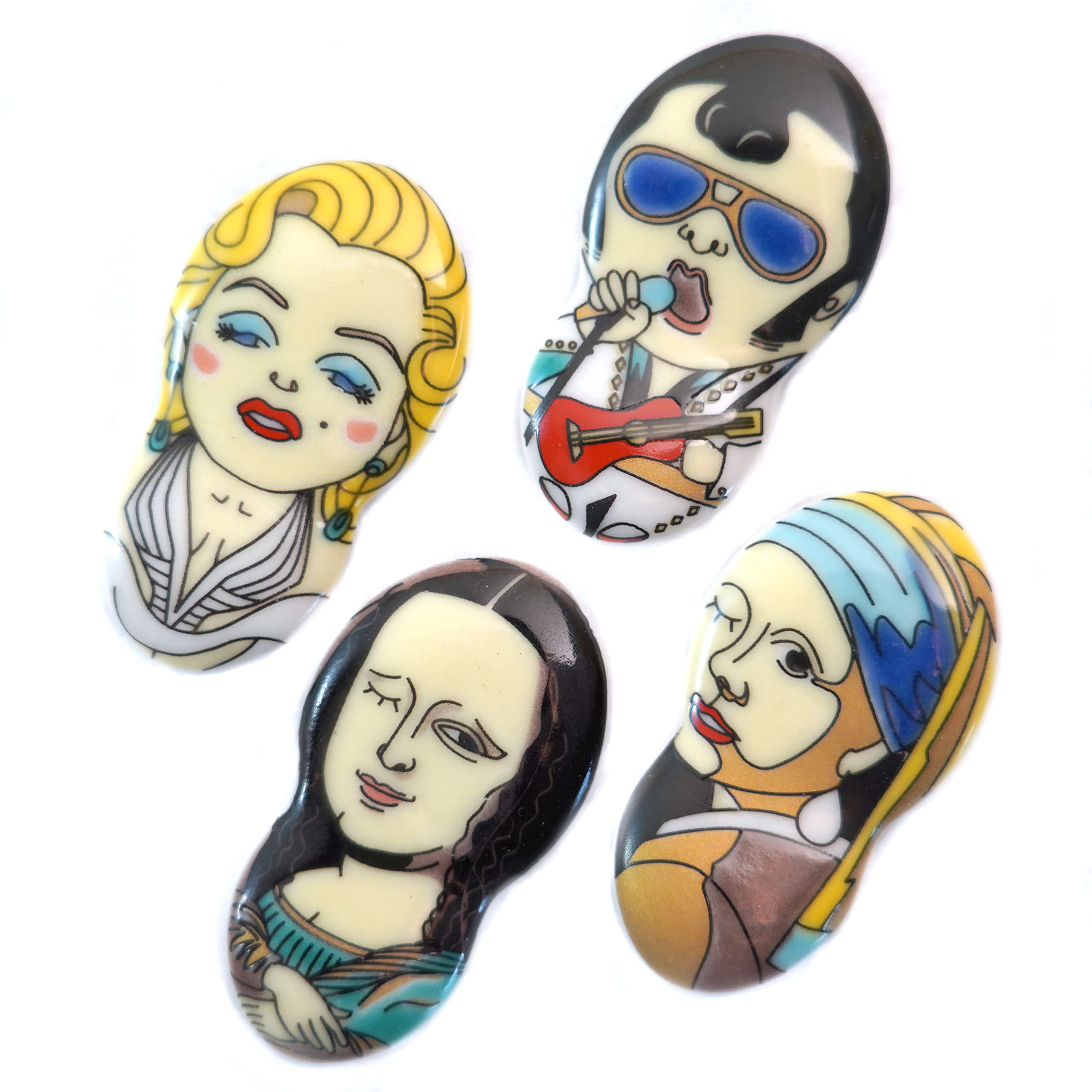 Tubbies Mona Lisa Blue Turban Girl Monroe Rock Star Stylish  