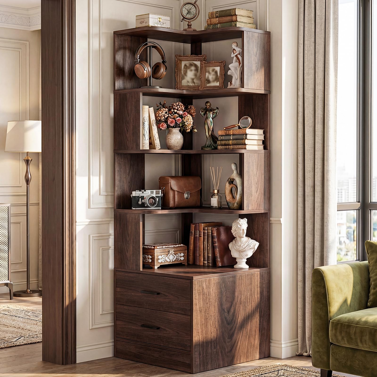 Armocity 7-Tier Corner with Drawers