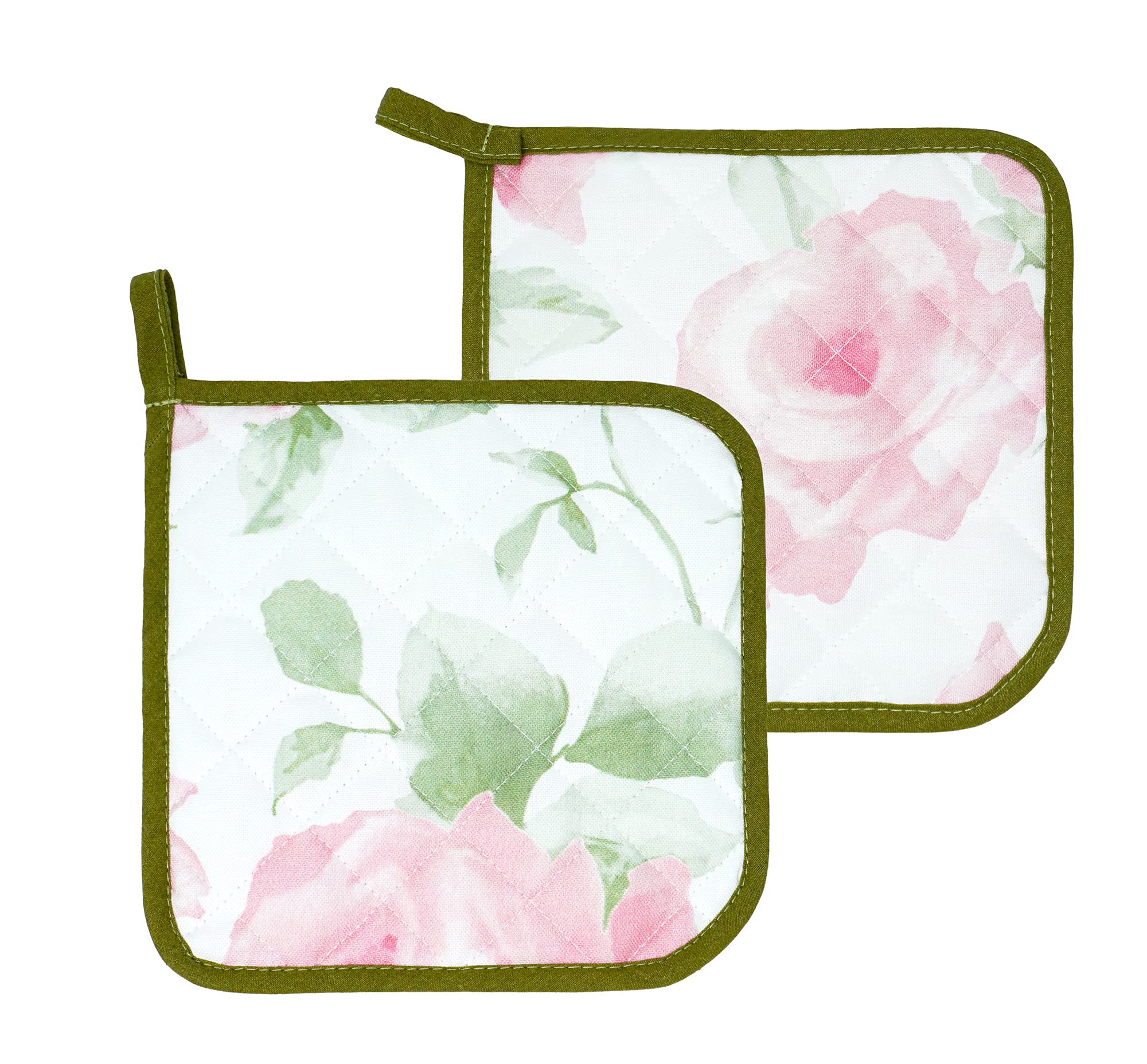 Homescapes Presina Quadrata A Pois Multicolor – 100% Cotone, Imbottita, Lavabile, 20x20 Cm, Rosa/Giallo/Blu/Verde