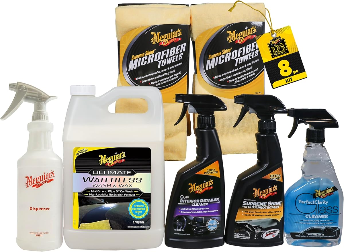 Meguiar's G3626 Ultimate lavado y cera sin agua - Botella de spray de 26 oz