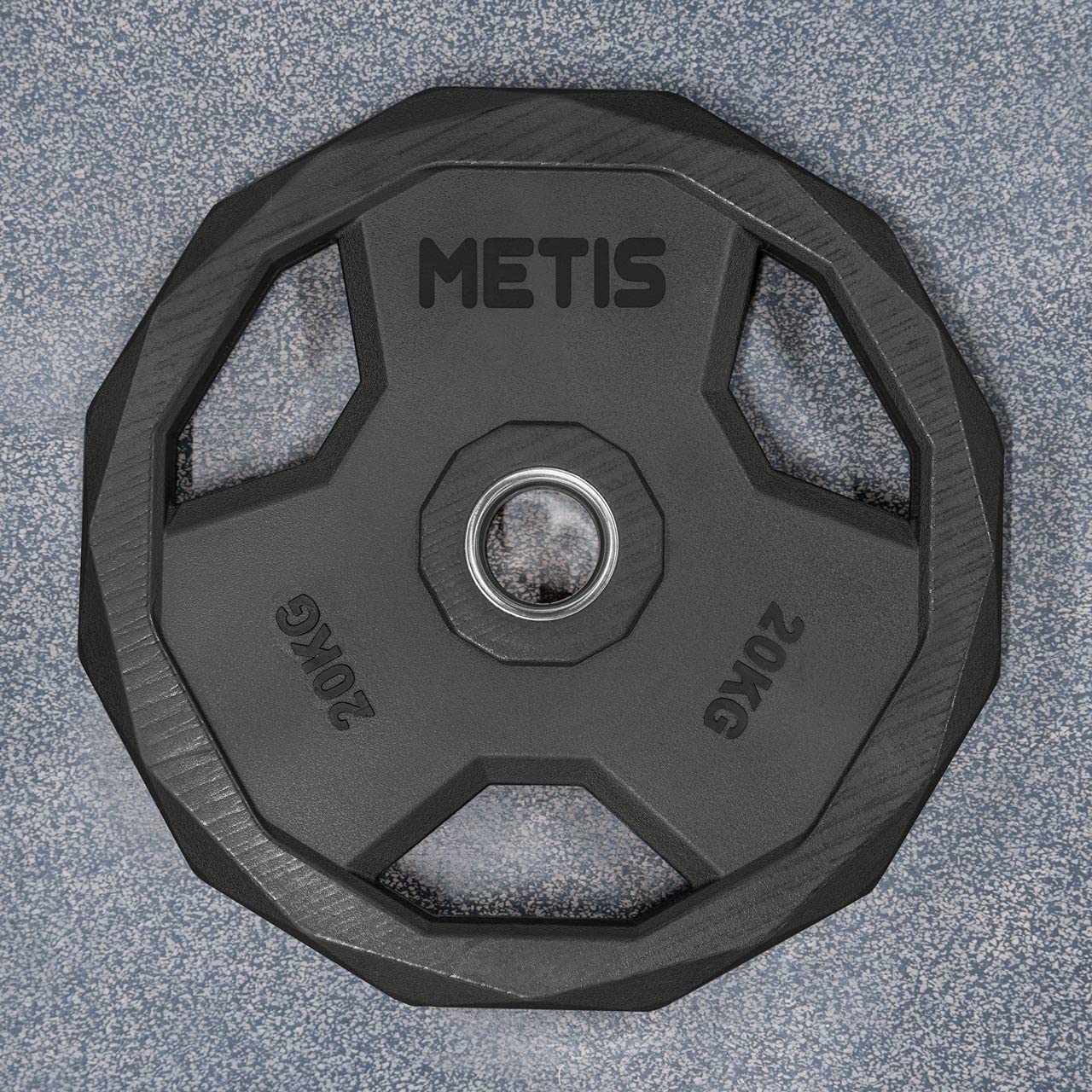 METIS Olympic Barbell Weight Plates - Olympic Plates Compatible with Olympic Bar Sleeves | Barbell Bar Weights Range from 5kg-25kg Weight Plate & Available in 4 Weight Plate Sets (20kg) โ image 1