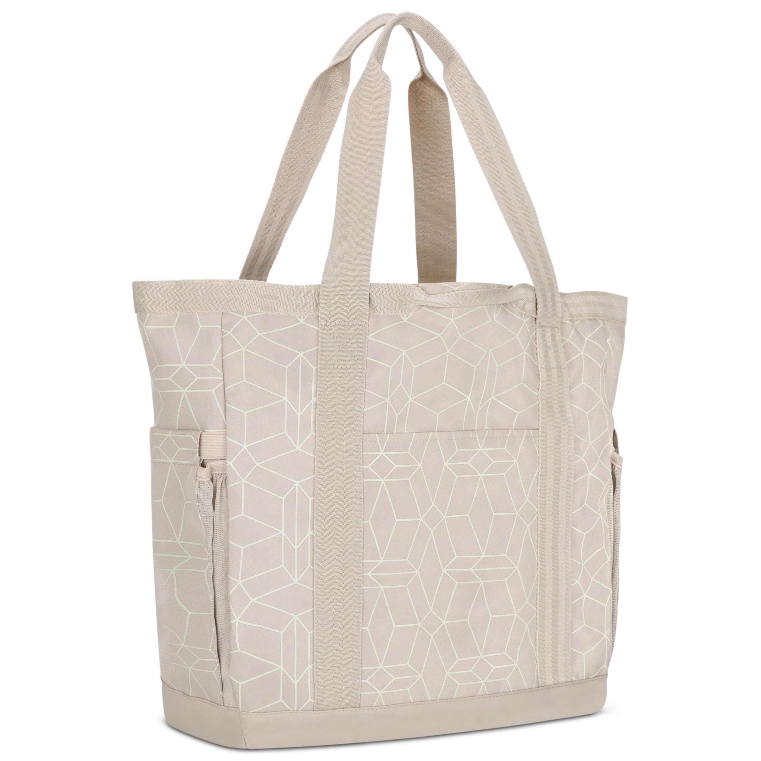 LARKSON Bolsa De Playa Mujer Hombre - Smilla - Tote Bag Grande Para Vacaciones, Deportes, Viajes - Bolso Shopper Con Cremallera - Repelente Al Agua