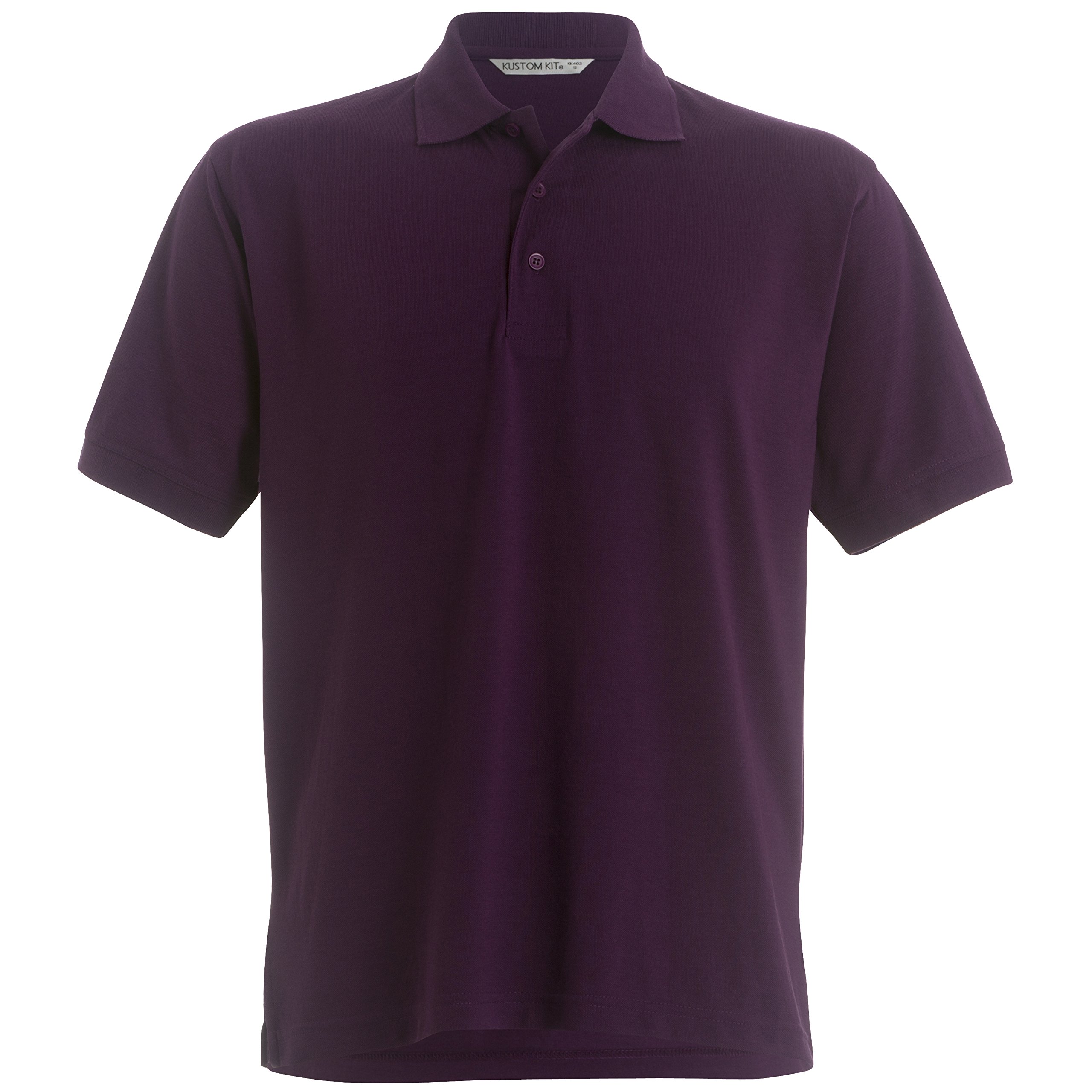 Kustom Kit Unisex Comfort Finish Klassic Polo Shirt Dark Purple 2XL