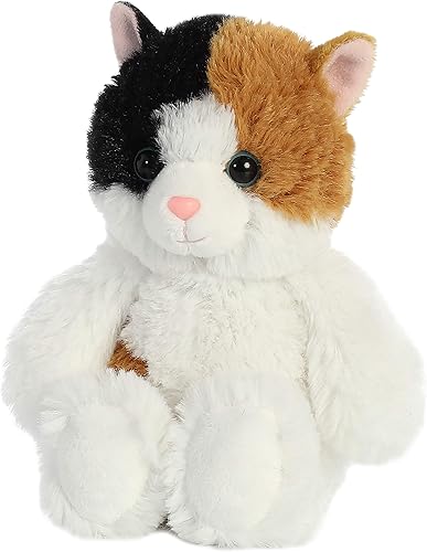 Miniatura 3 de Oso de felpa Aurora World, Gato esmeralda, 8 pulgadas, Blanco