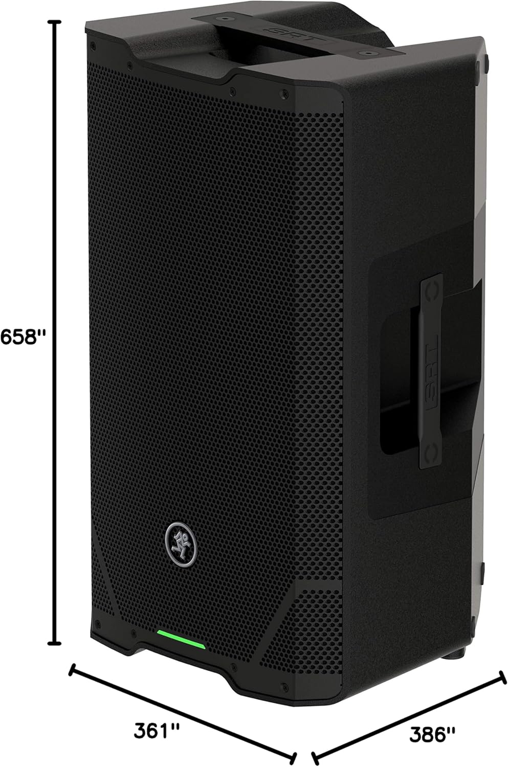 Mackie SRT212 Loudspeaker Dimensions