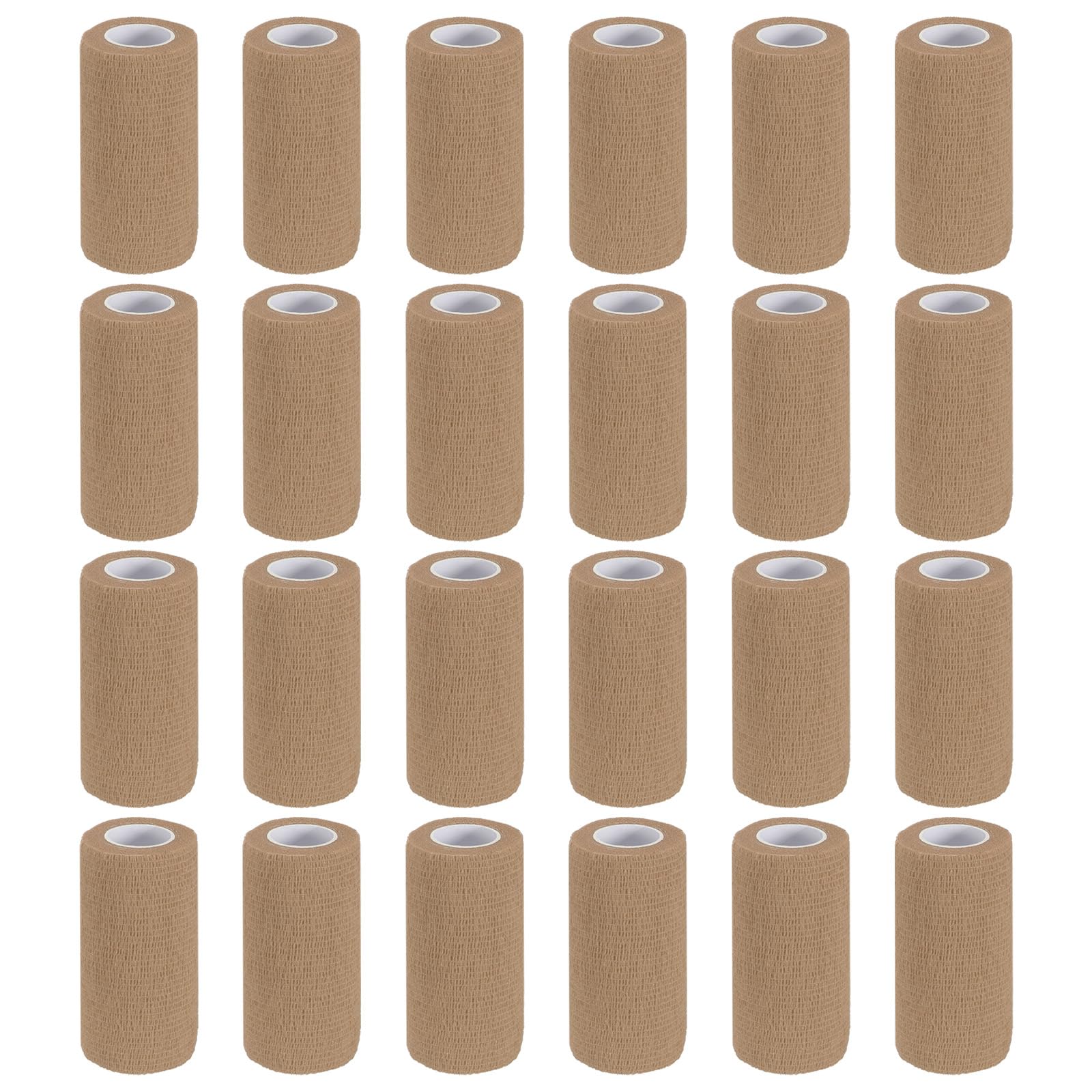 PATIKIL Bende autoadesive 177" x 4", 24 pezzi, elastiche, autoadesive, traspiranti, per sport, stretching, polso atletico, caviglia, per attività all'aria aperta