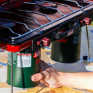 Coleman Power House LP Two-Burner Stove II, Disaster Prevention, Carry Handle, High Power, Outdoors, Camping, BBQ, Cooking