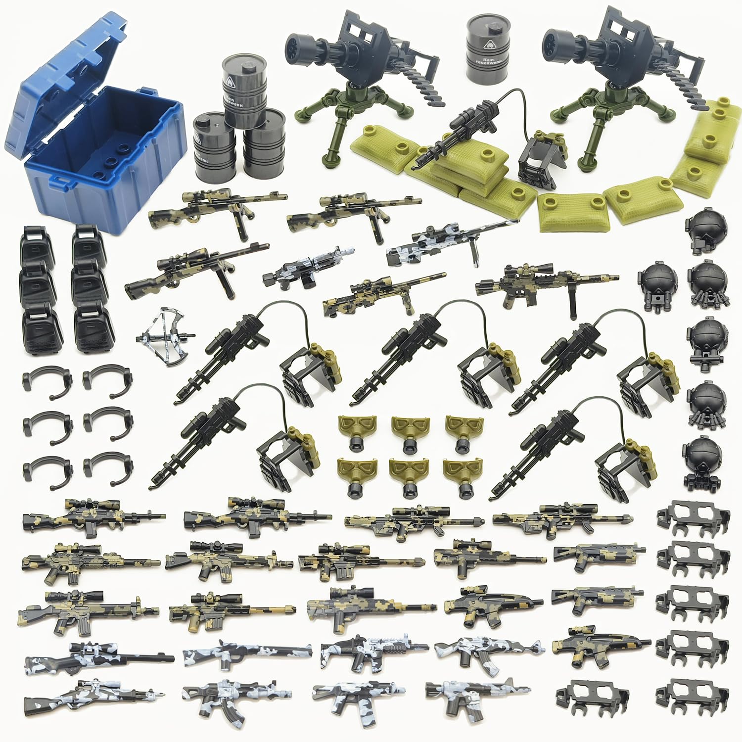Amazon.com: Sendhjurf WW2 Weapons Pack Military Toy Set Swat Team