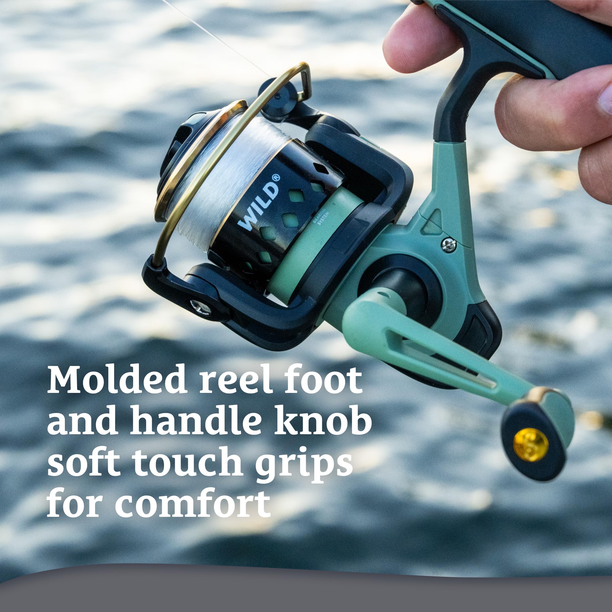 Amazon.com : Shakespeare Wild Spinning Reel and 10' 2-Piece Fishing Rod Combo, Carbon Composite Rod Blank Construction, High Density EVA Handles : Sports & Outdoors Amazon.com : Shakespeare Wild Spinning Reel and 10' 2-Piece Fishing Rod Combo, Carbon Composite Rod Blank Construction, High Density EVA Handles : Sports & Outdoors