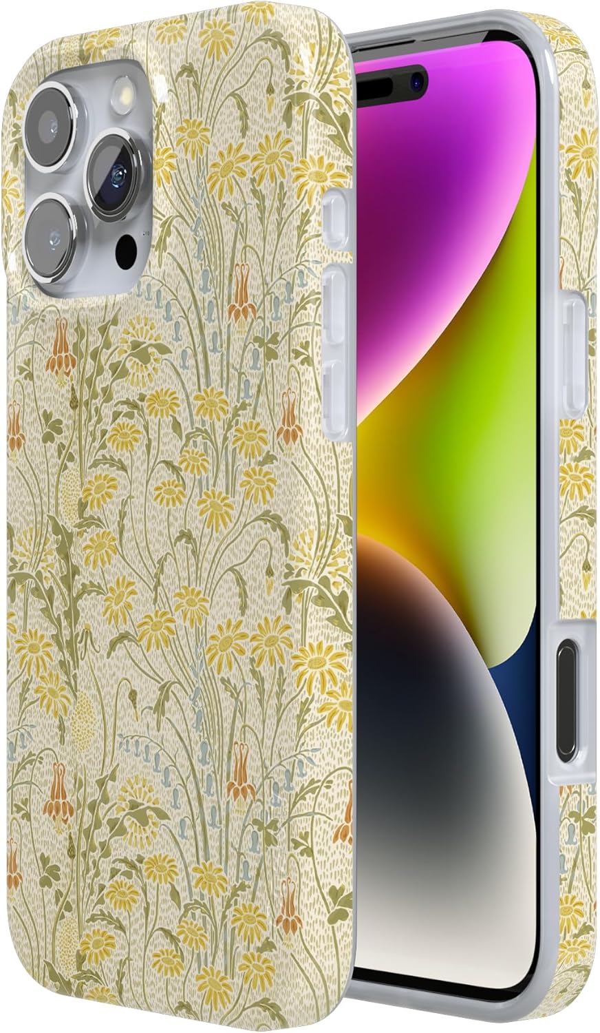 Casely iPhone 16 Pro Max Case | Boho Blooms | Golden Floral | Compatible with MagSafe | Classic Ultra Slim Design - Image 6
