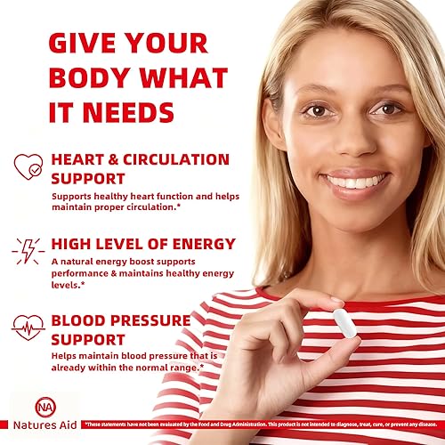 Miniatura 8 de Natures Aid Cápsulas de raíz de remolacha Super Beets Suplementos de extracto de remolacha fresca para óxido nítrico, presión arterial y apoyo a la