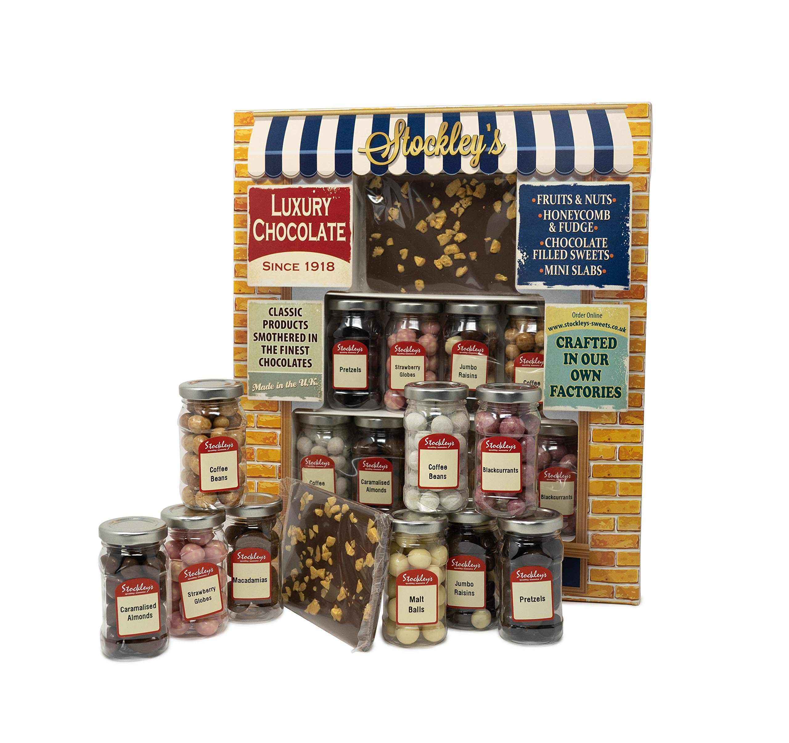 Buy Stockley's Chocolate Gift Set Box 9 x Jars & Chocolate Slab