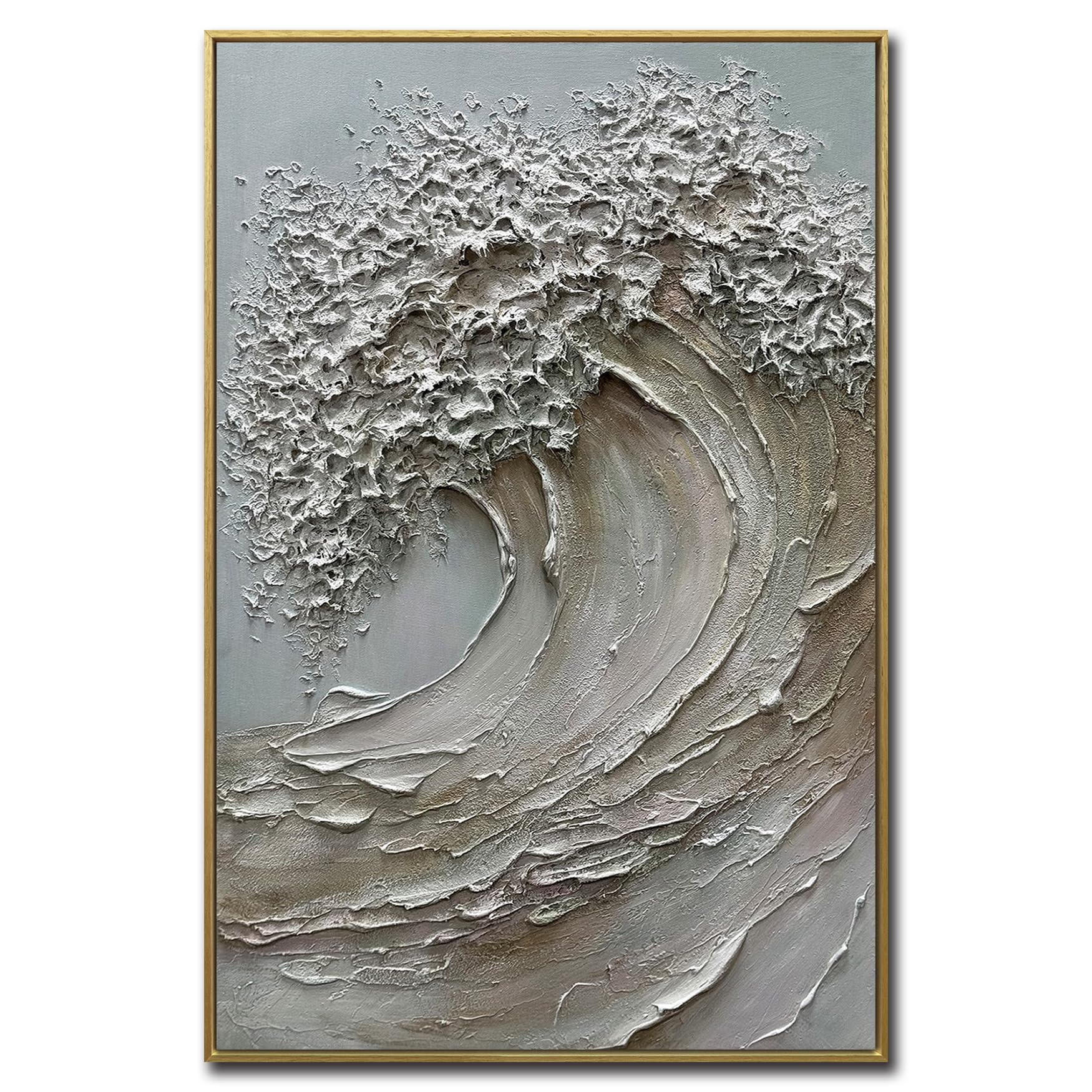 新品24-25NOVEMBER ARTISVE152cm Amazon.com: V-inspire 3D Textured Wave Canvas Wall Art, 24 x