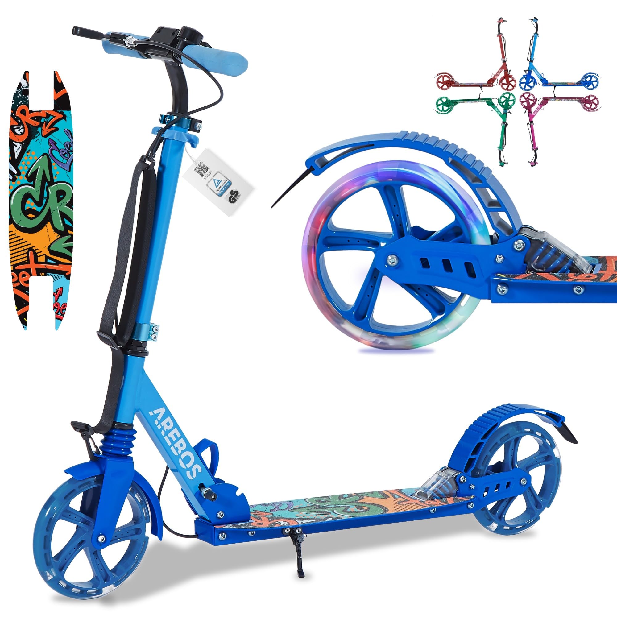Arebos Scooter - Step Kinderen - Luchtbanden