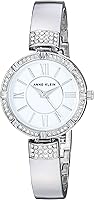 Vista 3 de Anne Klein Juego de reloj y pulsera con detalles de cristal prémium para mujer