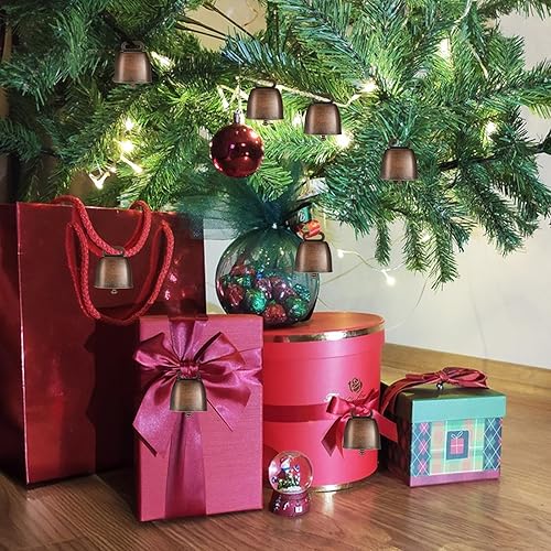 Miniatura 6 de 24 campanas de cobre para pastoreo, campanas de artesanía vintage, campanas de animales anti-pérdida, ganado, cabra, campanas ruidosas, caballo,