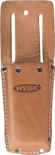 HYDE 42525 Bolsa de cuero resistente para cuchillos de utilidad con cabeza angular para 42080