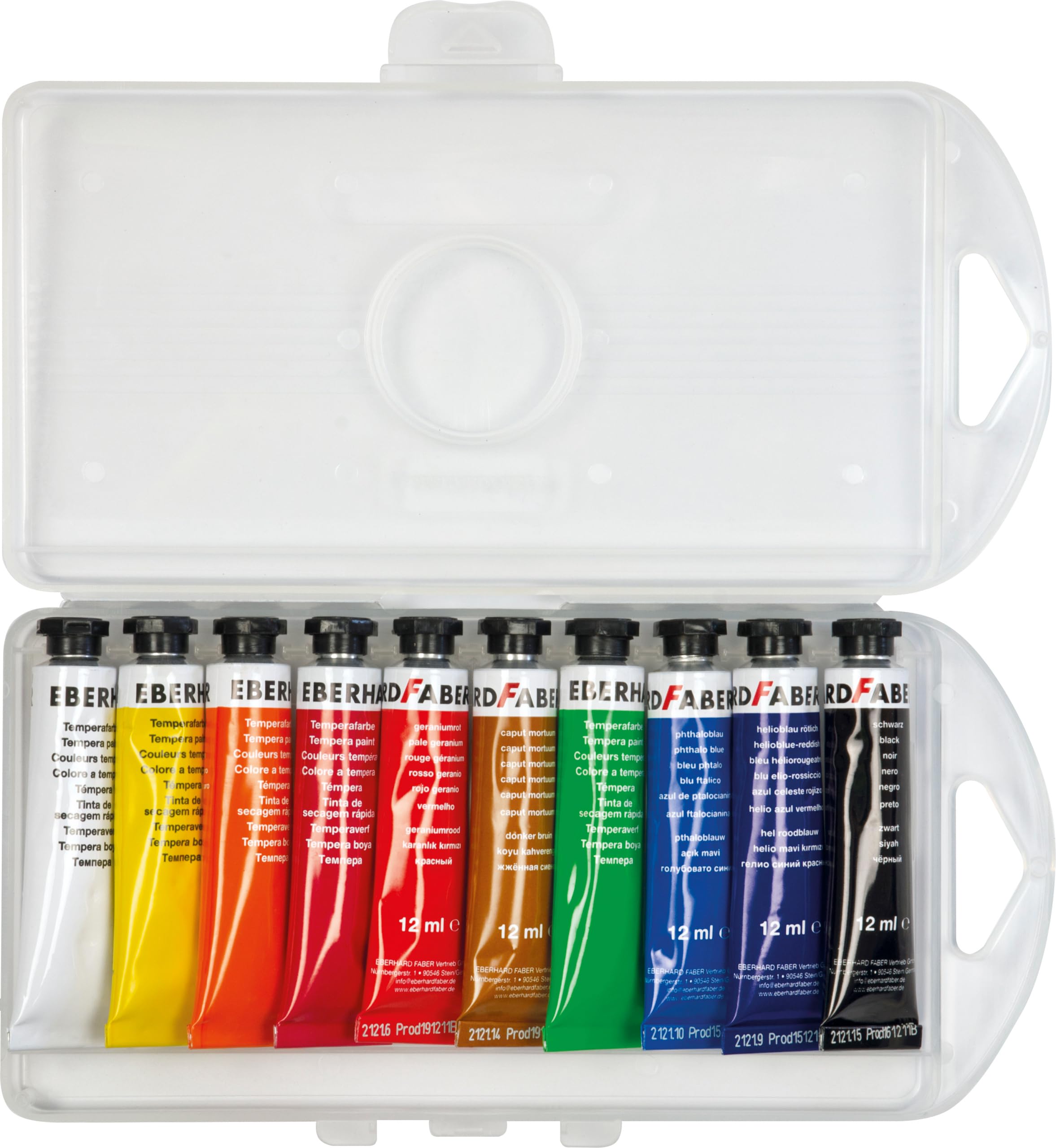 JOLLY Tempera Kids Mix pittura, pittura liquida, bottiglia da 0,5 litri rosso cina, colori brillanti e opachi, non diluiti o verniciabili con acqua, applicabile su tutti i materiali