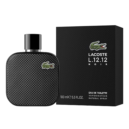 Miniatura 2 de Lacoste Eau de Toilette Espray para hombre, Eau de Lacoste L.12.12 Noir, 3.3 onzas