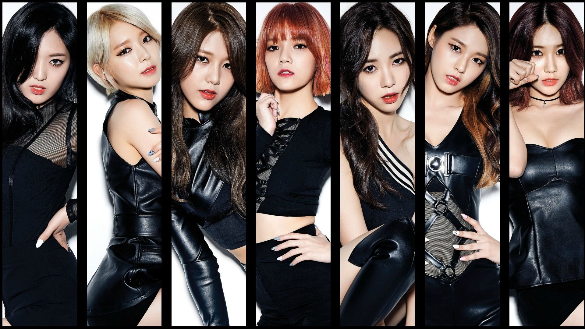 AOA K-POP Posters KOREA Girl Group Generic Fabric Silk Poster Prints 36x20" AOA1