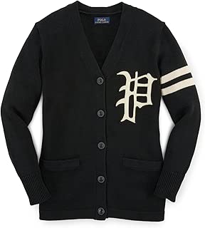 polo letterman cardigan