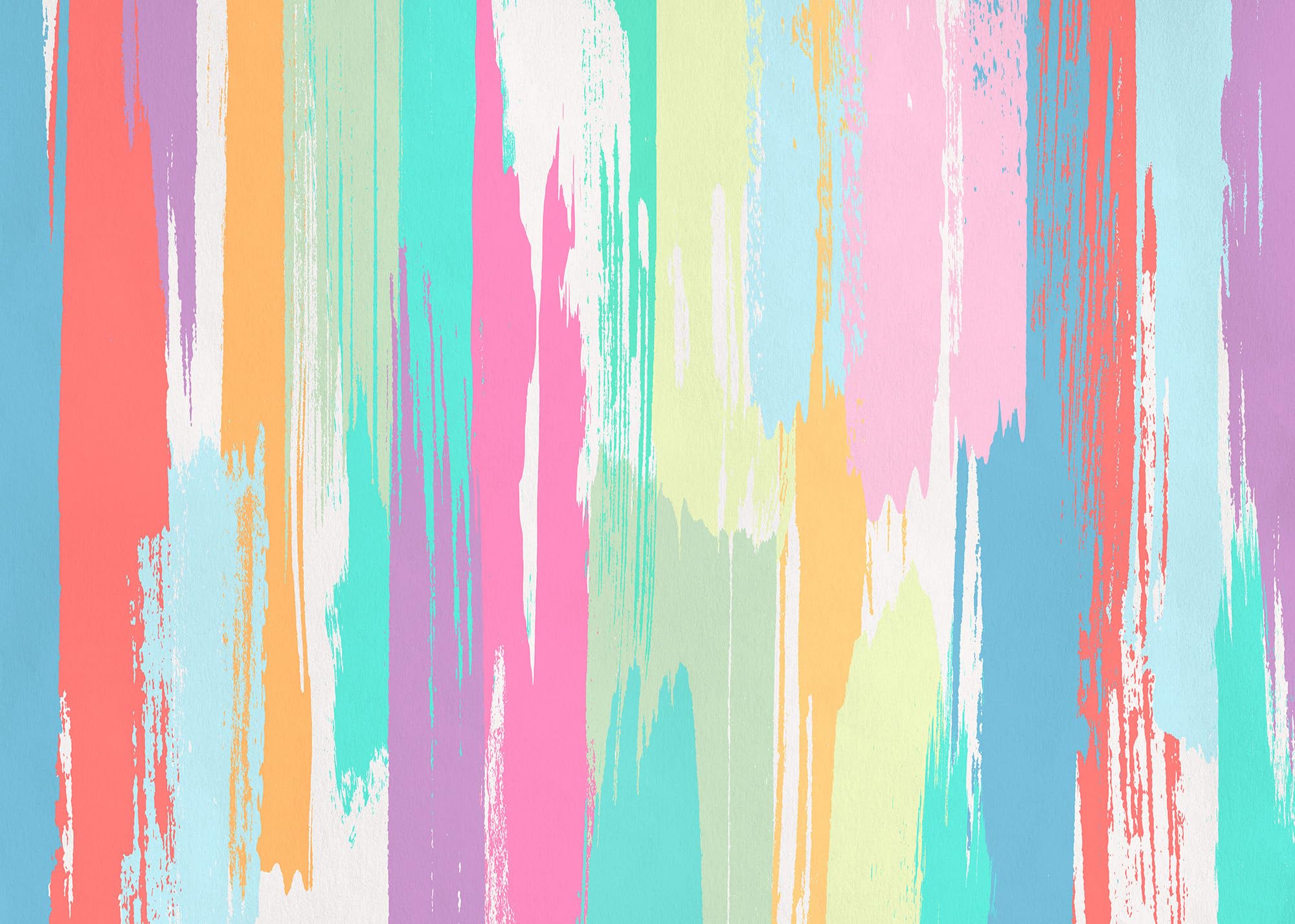 Komar Non-Woven Photo Wallpaper - Colour Rain - Size 350 x 250 cm - Wallpaper, Wall Decoration, Living Room, Bedroom, Office - Image 2