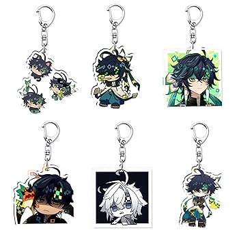 ナタ アクリルキーホルダー Amazon.co.jp: 原神 げんしん キィニチ キーホルダー 6点セット