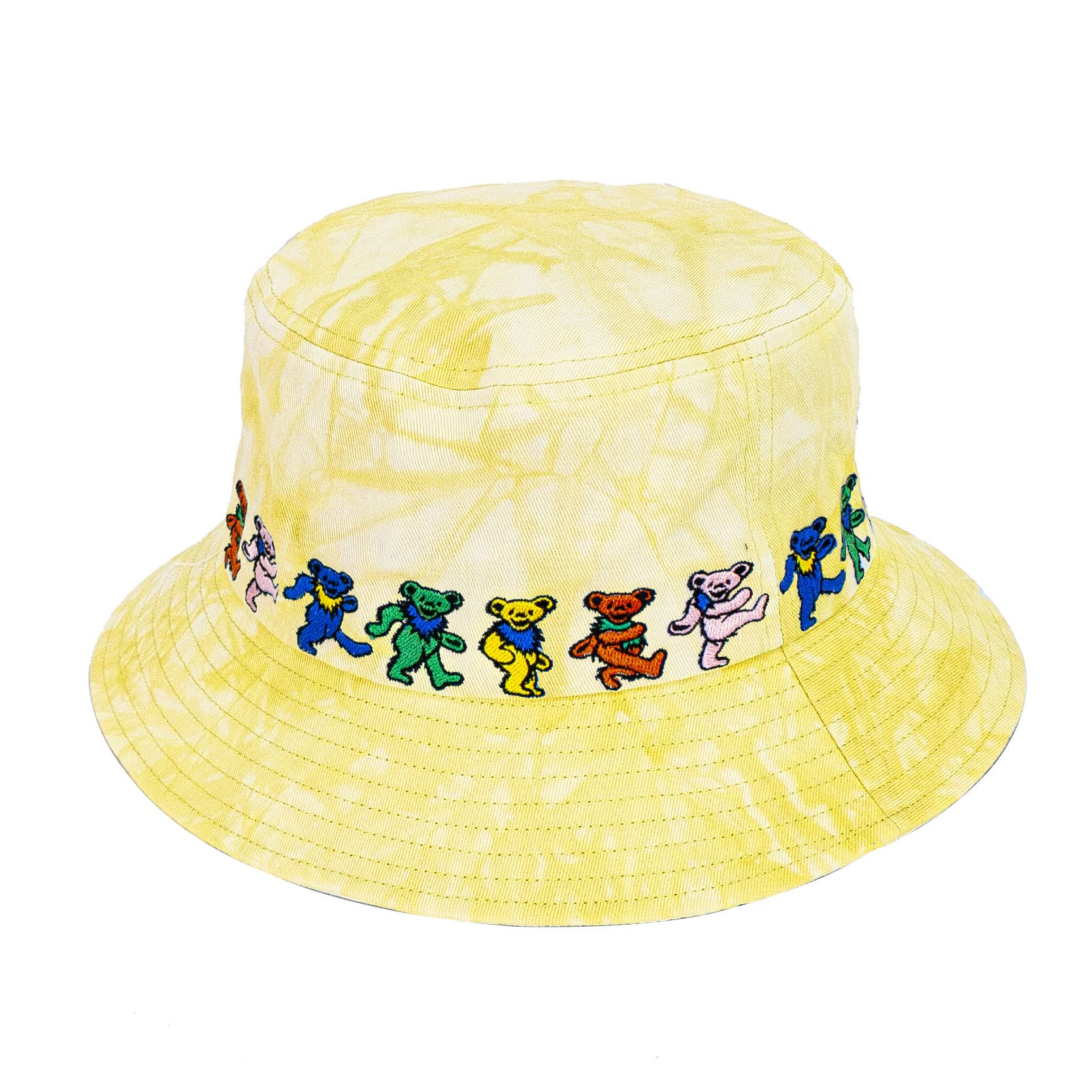 Peter Grimm Grateful Dead Teddy Bucket Hat Unisex Sun Hat for Men Women - Perfect for Hiking Beach Fishing Summer 100% Cotton