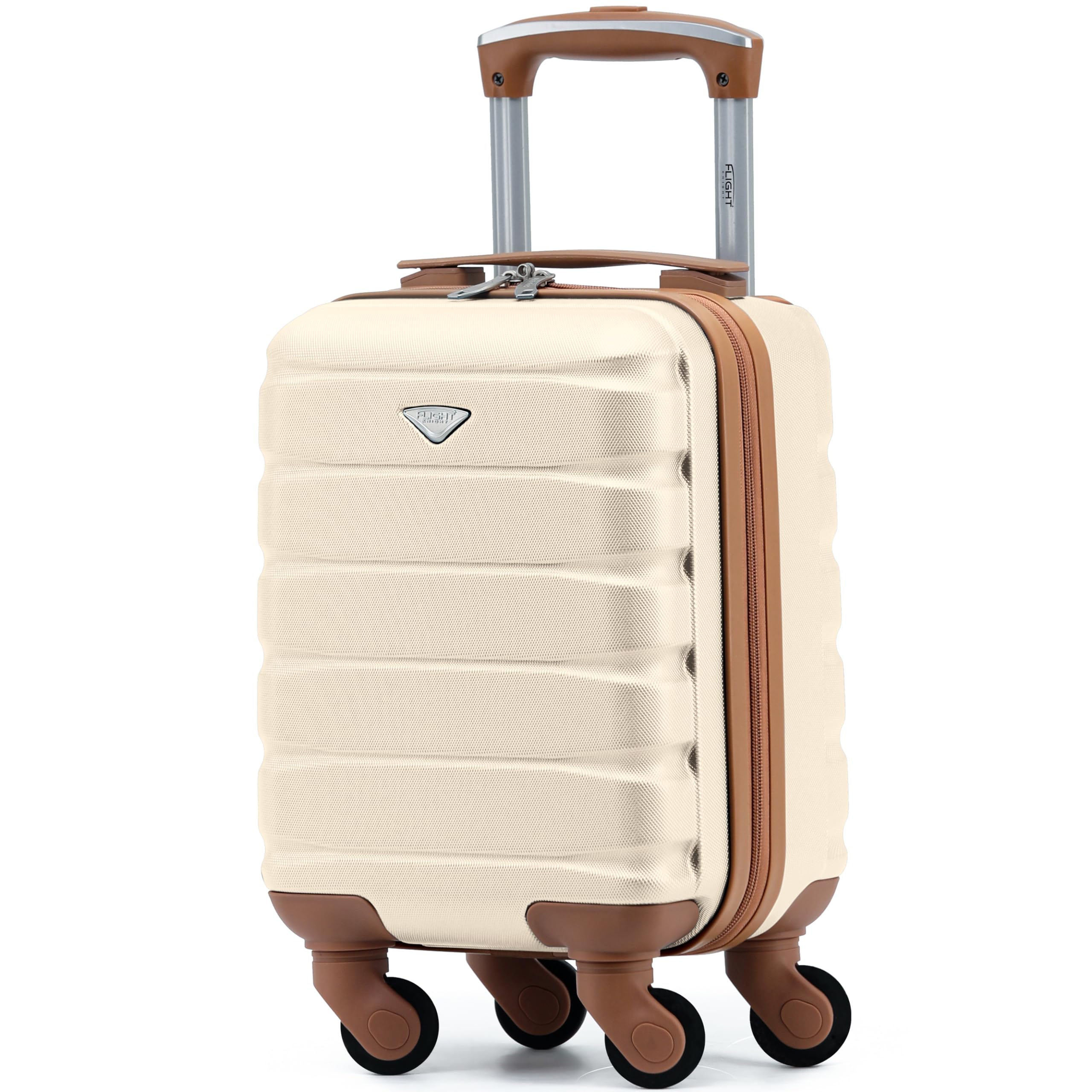 Flight Knight 56x45x25 EasyJet Cabin Bag, Jet2, British Airways Suitcase - Lightweight Small Durable 4-Wheel Cabin Case, Maximum Carry-On Size, ABS Hard Shell, 10kg Hand Luggage Bag- 56 x 45 x 25 — view 105