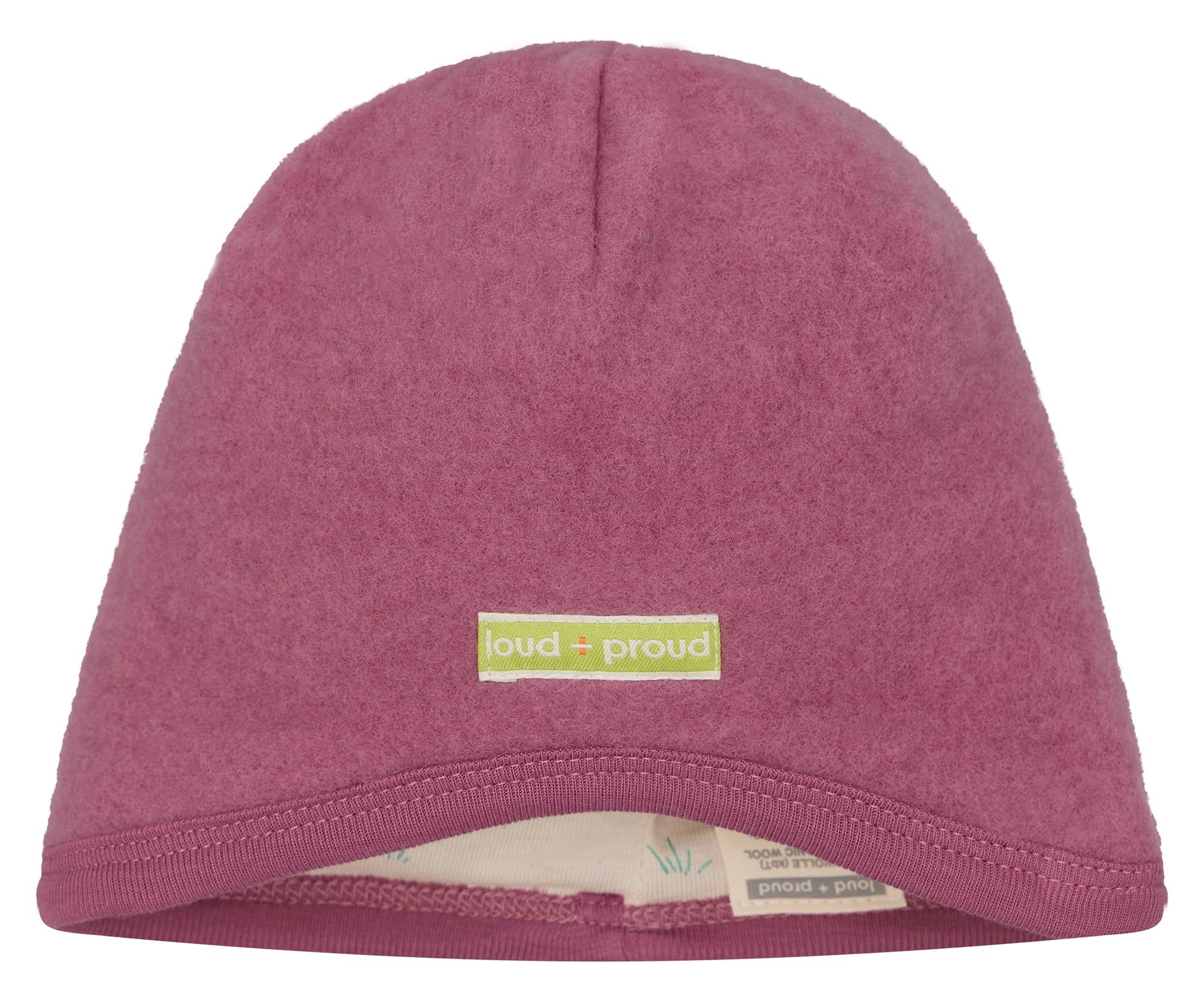 loud + proud Mädchen Wollfleece, GOTS Zertifiziert Mütze