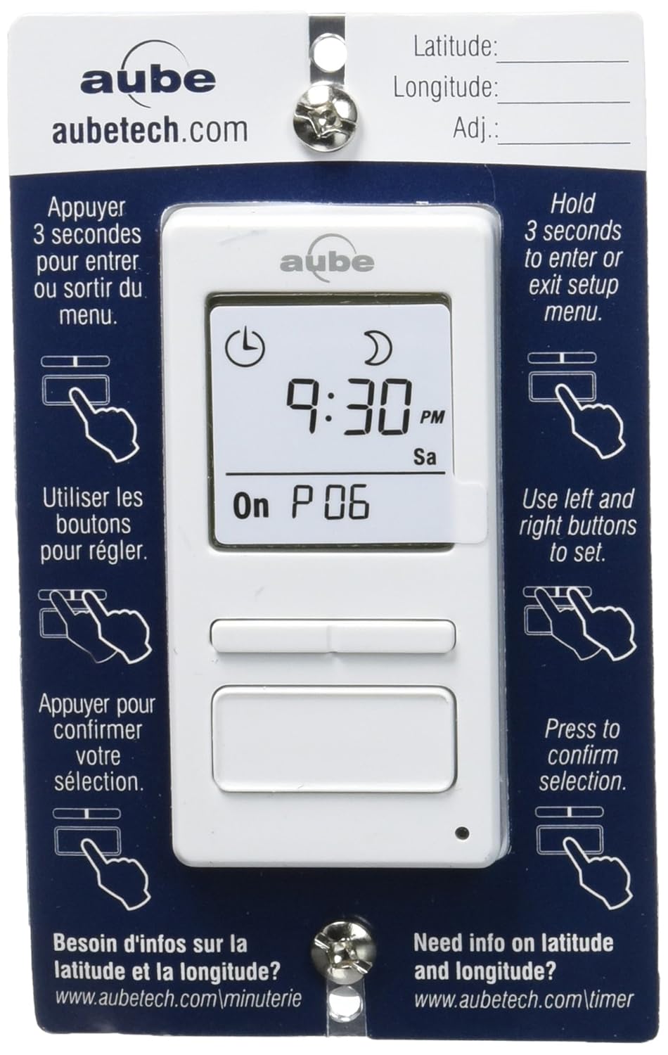 Honeywell Timer Switch with Sunrise Sunset Single or 3 Way TI0723W