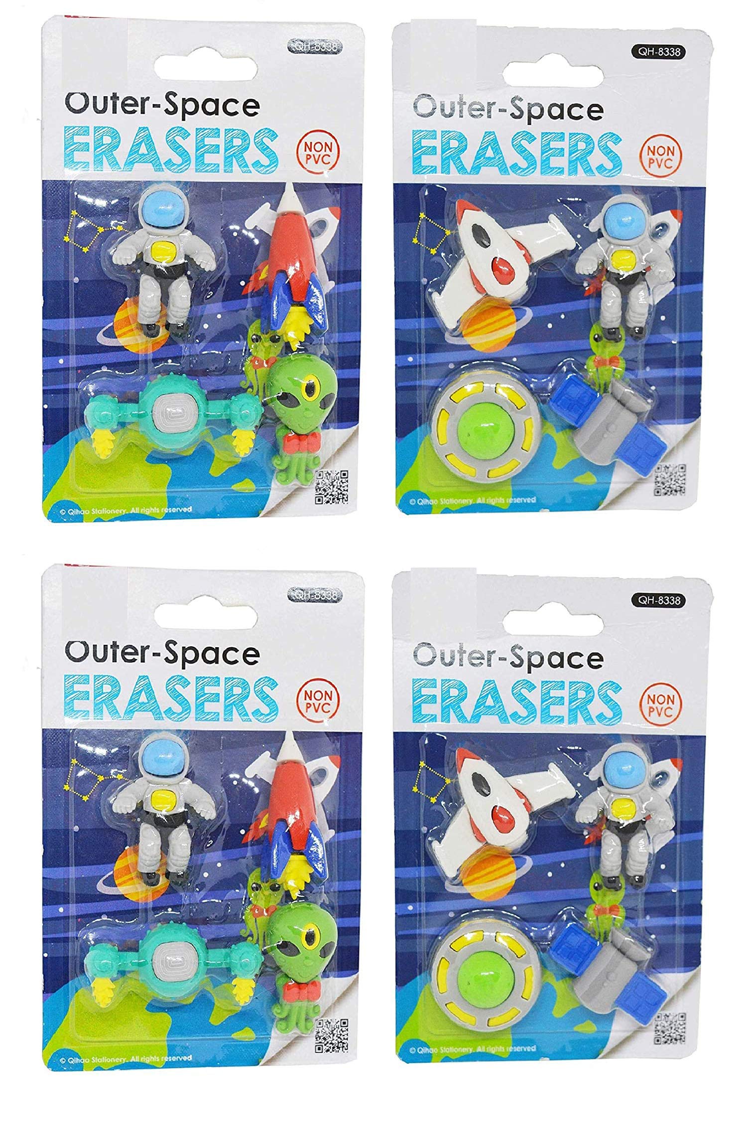 Crackles Cutest Global Astronaut Outer Space Solar Pattern Erasers - Set of 4 for Birthday Gifts for Kids (Total 16 Erasers) for Birthday Return Gifts (B08QV4ZBPG) Amazon Price History, Amazon Price Tracker