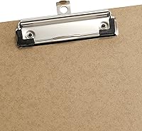 Vista 3 de Officemate Recycled Wood Clipboard, Letter Size, Low Profile Clip, 9 x 12.5 Inches (83219), Each, Brown