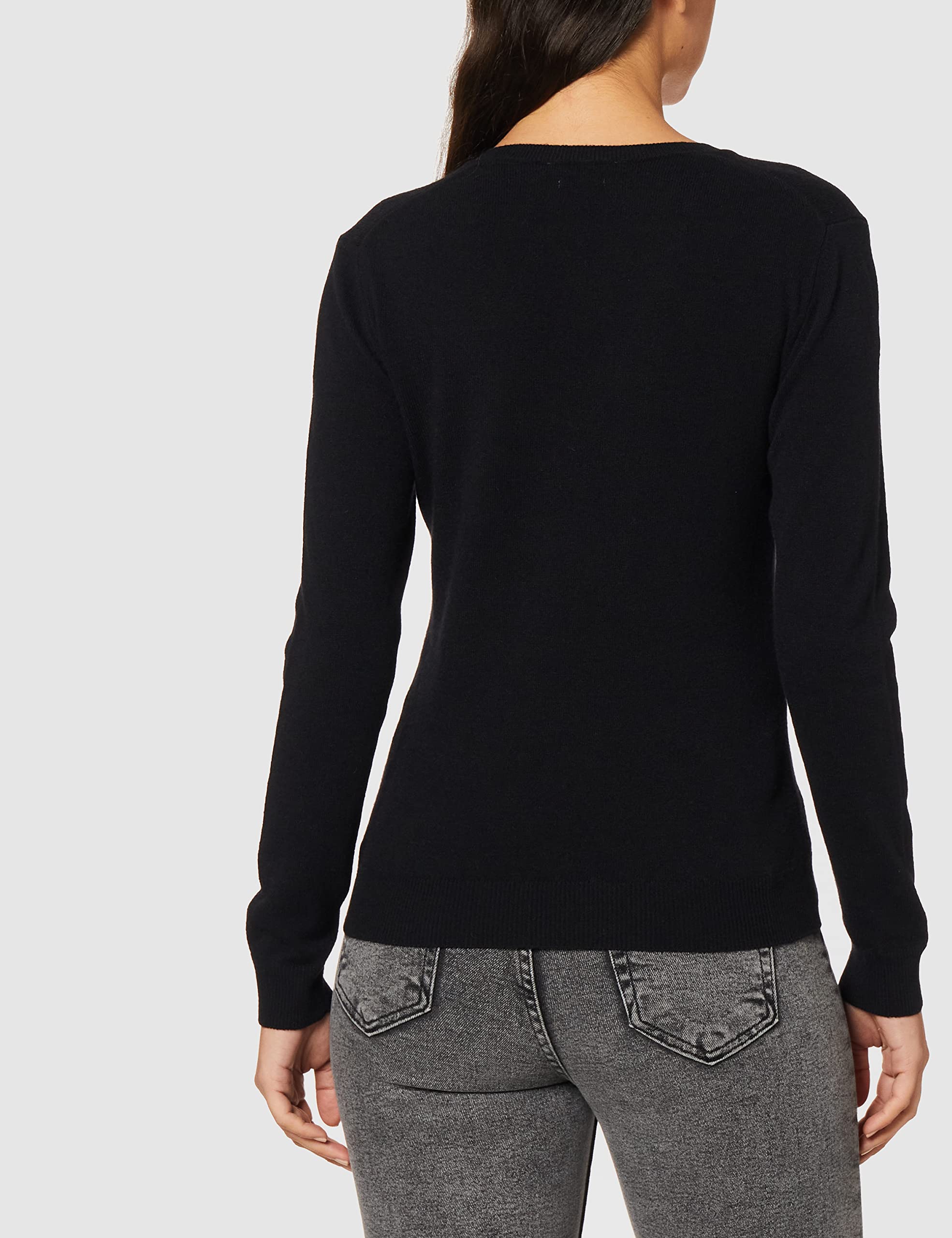 United Colors of Benetton Maillot Col V M/L 1002d4488 Sweater Femme (Lot de 1)