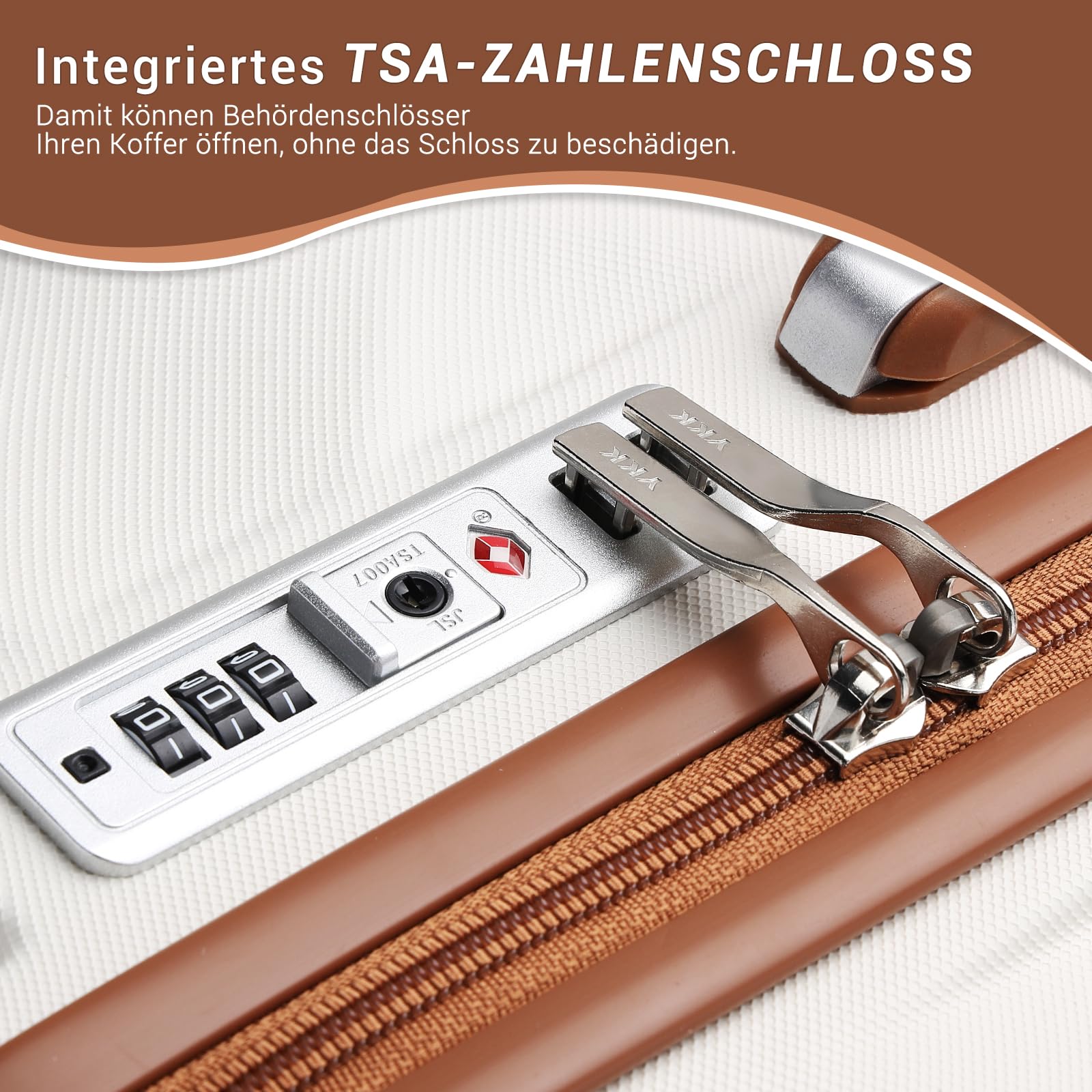 British Traveller Groß Koffer 74.5x49x30.5cm Leichter Reisekoffer aus ABS+PC mit TSA-Schloss, 4 Rollen Koffer Trolley