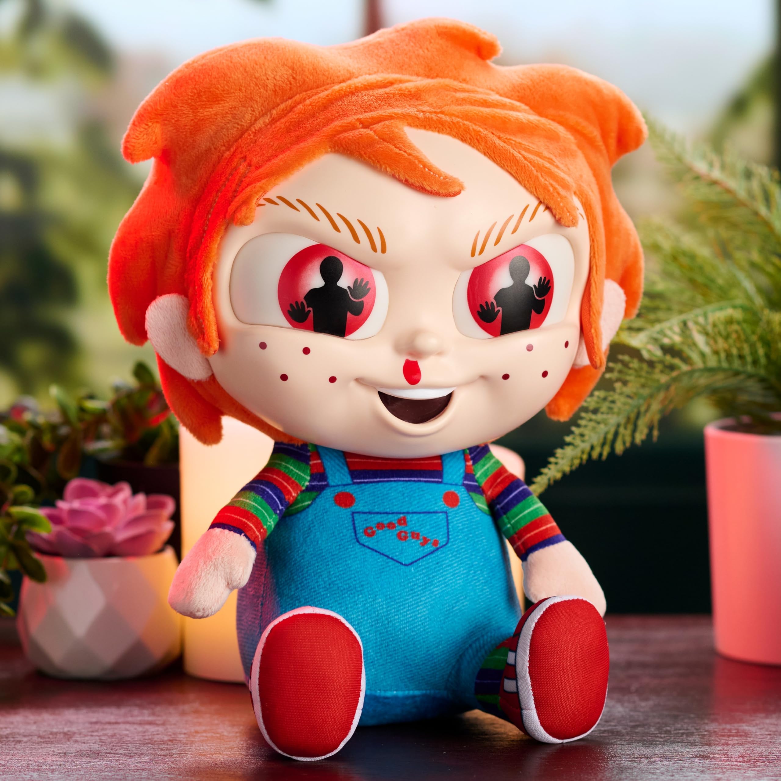 Amazon.co.jp: Just Play Tiny Nightmares 大型チャッキーぬいぐるみ