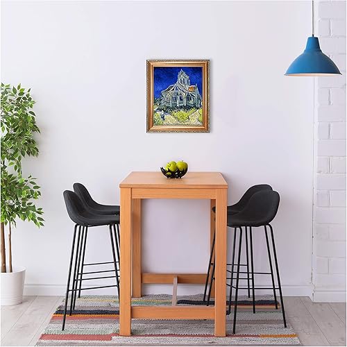 Miniatura 889 de A&T ARTWORK The Starry Night de Vincent Van Gogh. Tamaño del marco: 36 x 30 pulgadas, tamaño de la imagen: 30 x 24 pulgadas, reproducciones clásicas