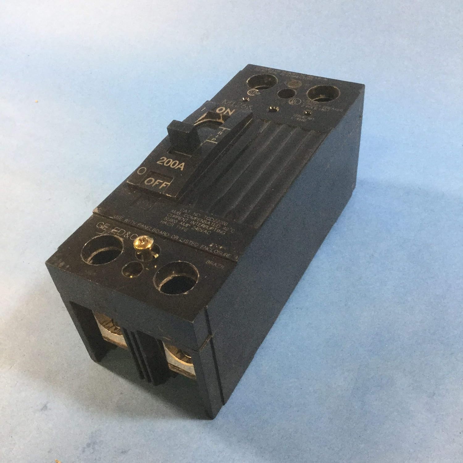 General Electric TQD22200 Circuit Breaker, 200AMP, 240VAC, HACR