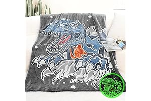 Glowing Godzilla Blanket for Boys: A Dino-mite Gift for Ages 1-15