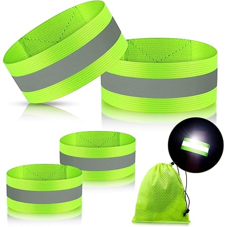 Bandes Réfléchissantes Vertes Pour Trottinette – Lot De 4 Stickers Sécurité