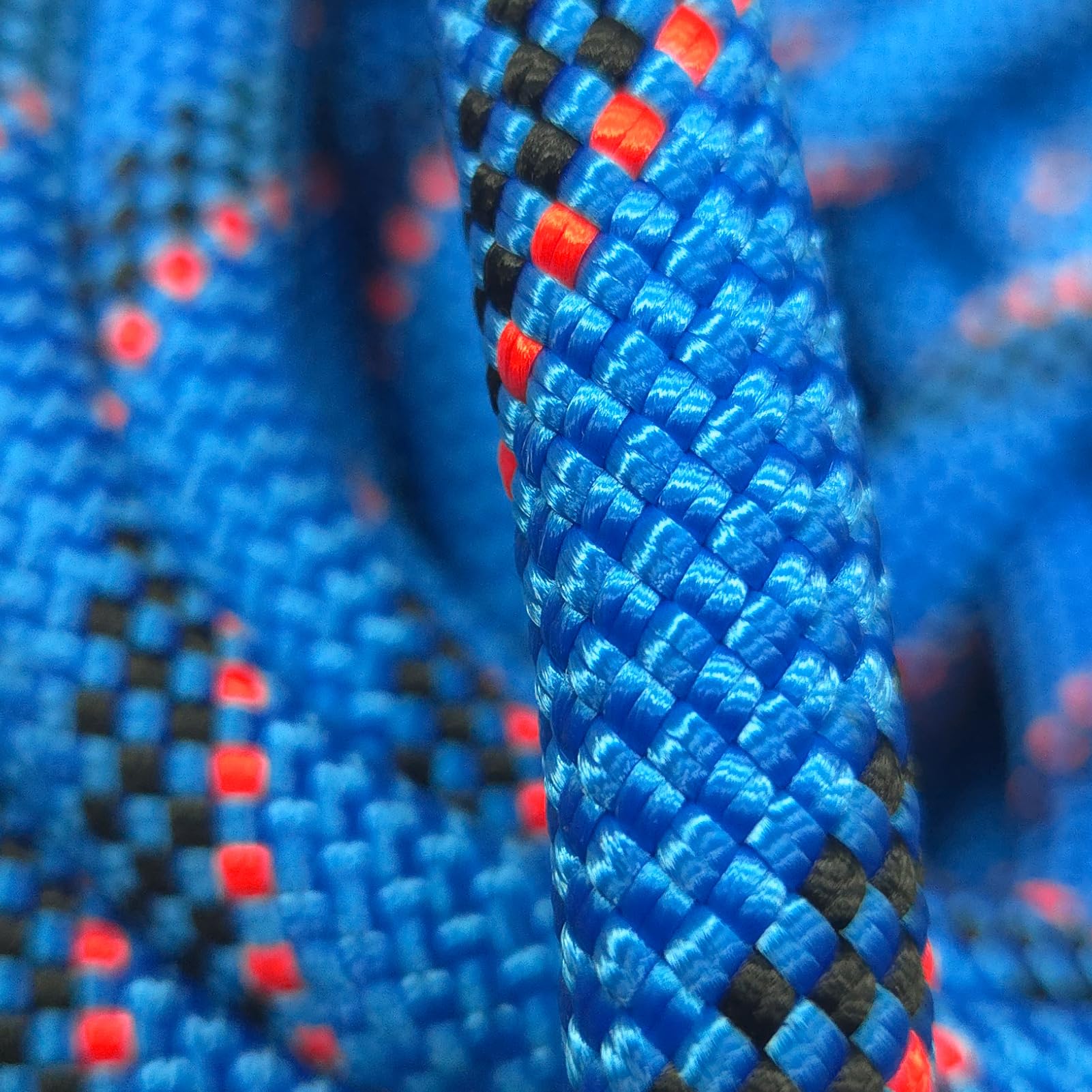 Statisches Kletterseil, 10,5 mm, UIAA Statische Schnur, Abseilseil, 30 m, Nylon-Kern, Mantelseil für Fluchtseil, Klettern, Bergsteigen, Schleppen, Rettung