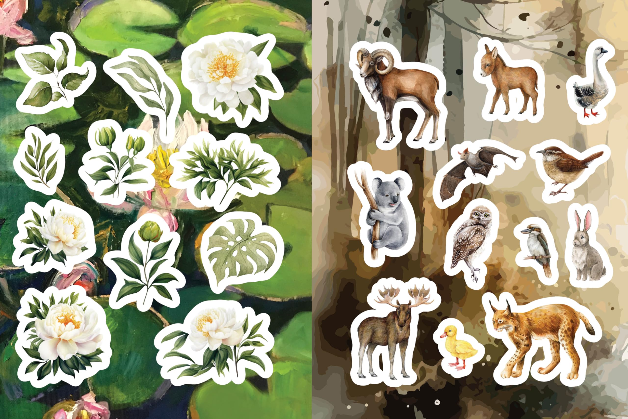 Flora, Fauna, Botanicals, and Bees Sticker, Color & Activity Book: Over 500 Unique Stickers! (Sticker Activity Deluxe Editions) - Image 6