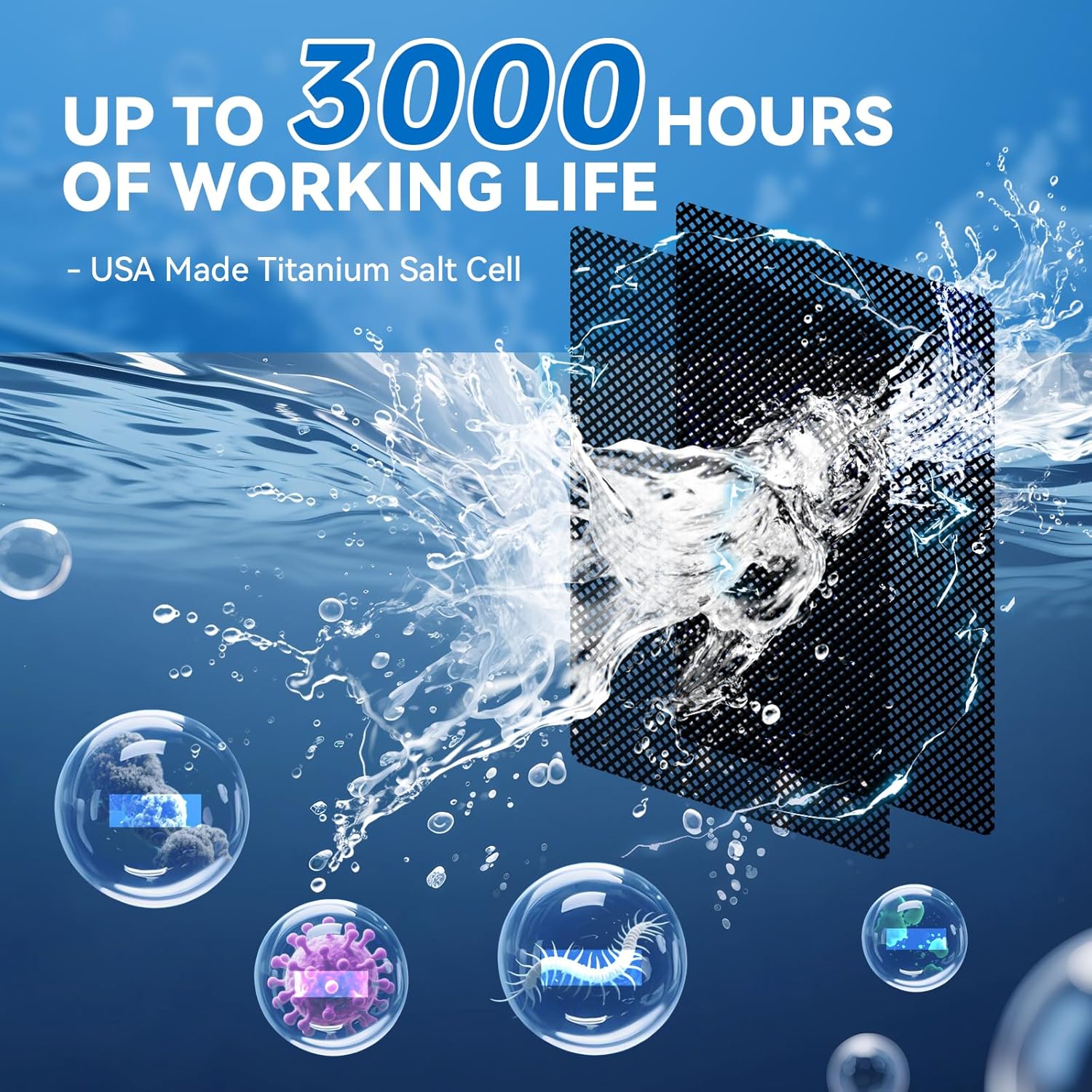 Briidea BR-159 Salt Chlorine Generator titanium electrodes