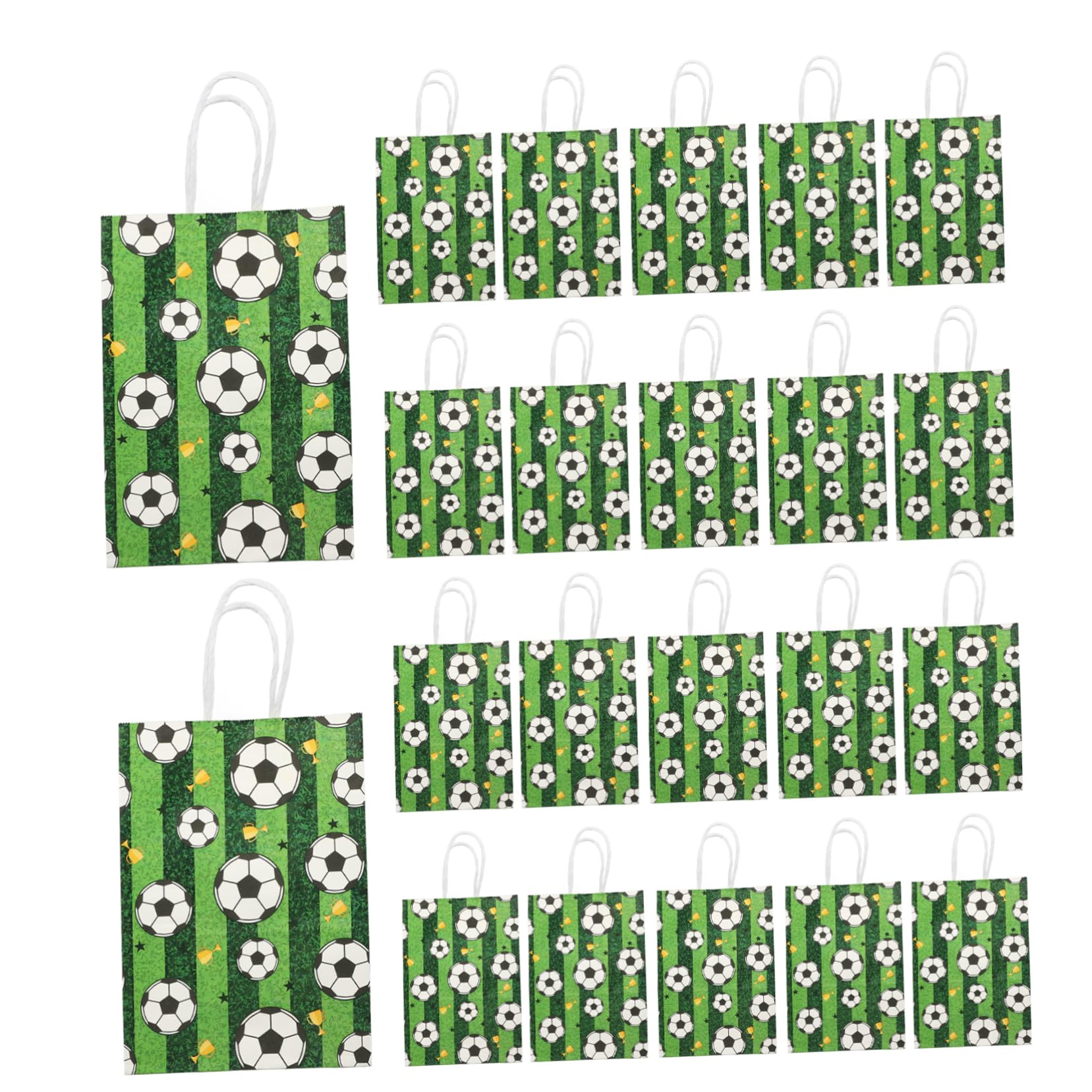SHINEOFI 96stücke Fußball Party Geschenktüten Kraftpapier Handliche Geschenkverpackung Für Kindergeburtstage Sportveranstaltungen Und Feiertage Und Leicht Für Und Mitgebsel