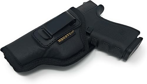 Miniatura 7 de Houston IWB Gun Holster ECO Leather Concealed Carry Soft Material  Suede Interior for Maximum Protection  Fits Glock, Rug, Springfield, Sig, S&W,