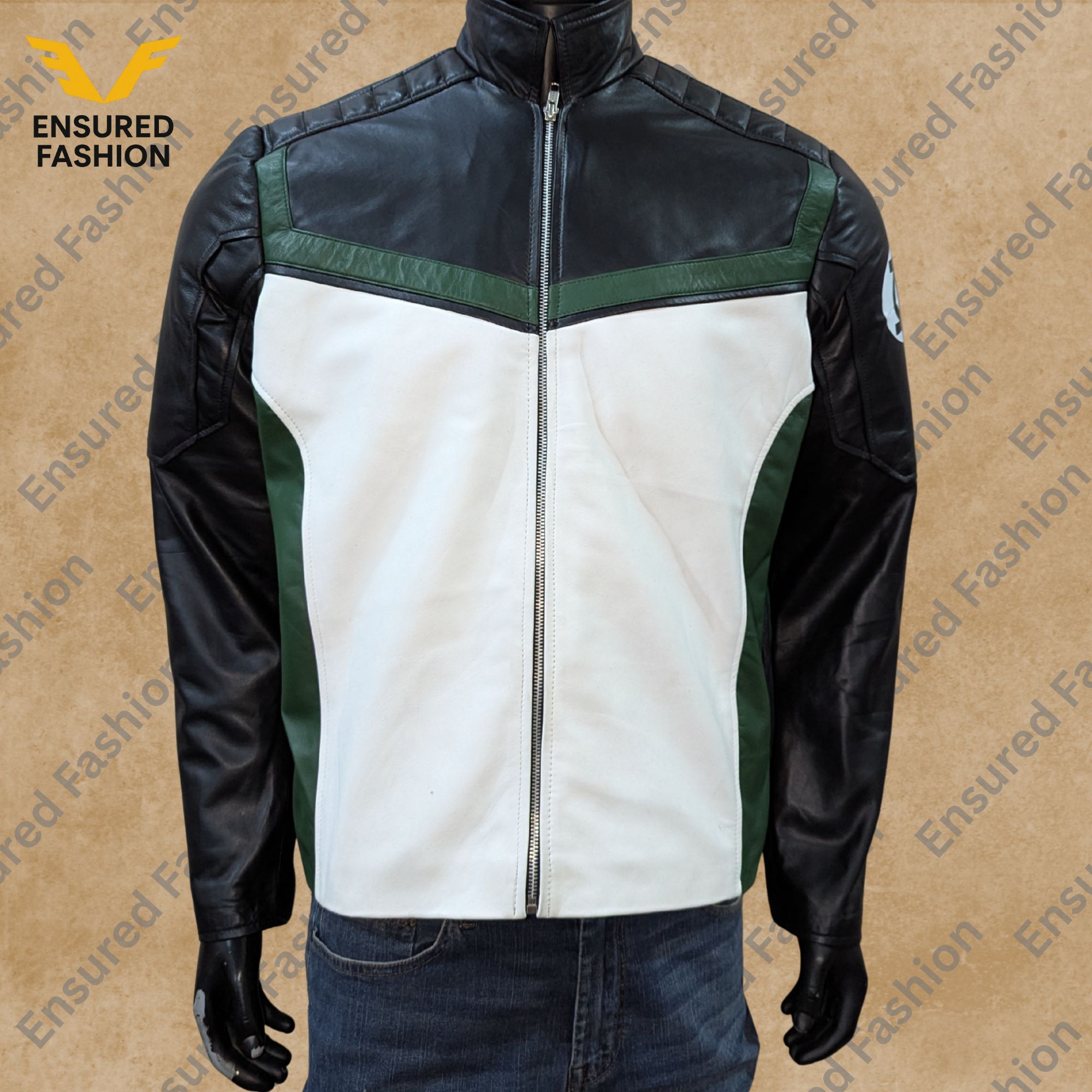 ENSURED FASHION Guy Gardner Inspired Green Lantern Jacket – Green