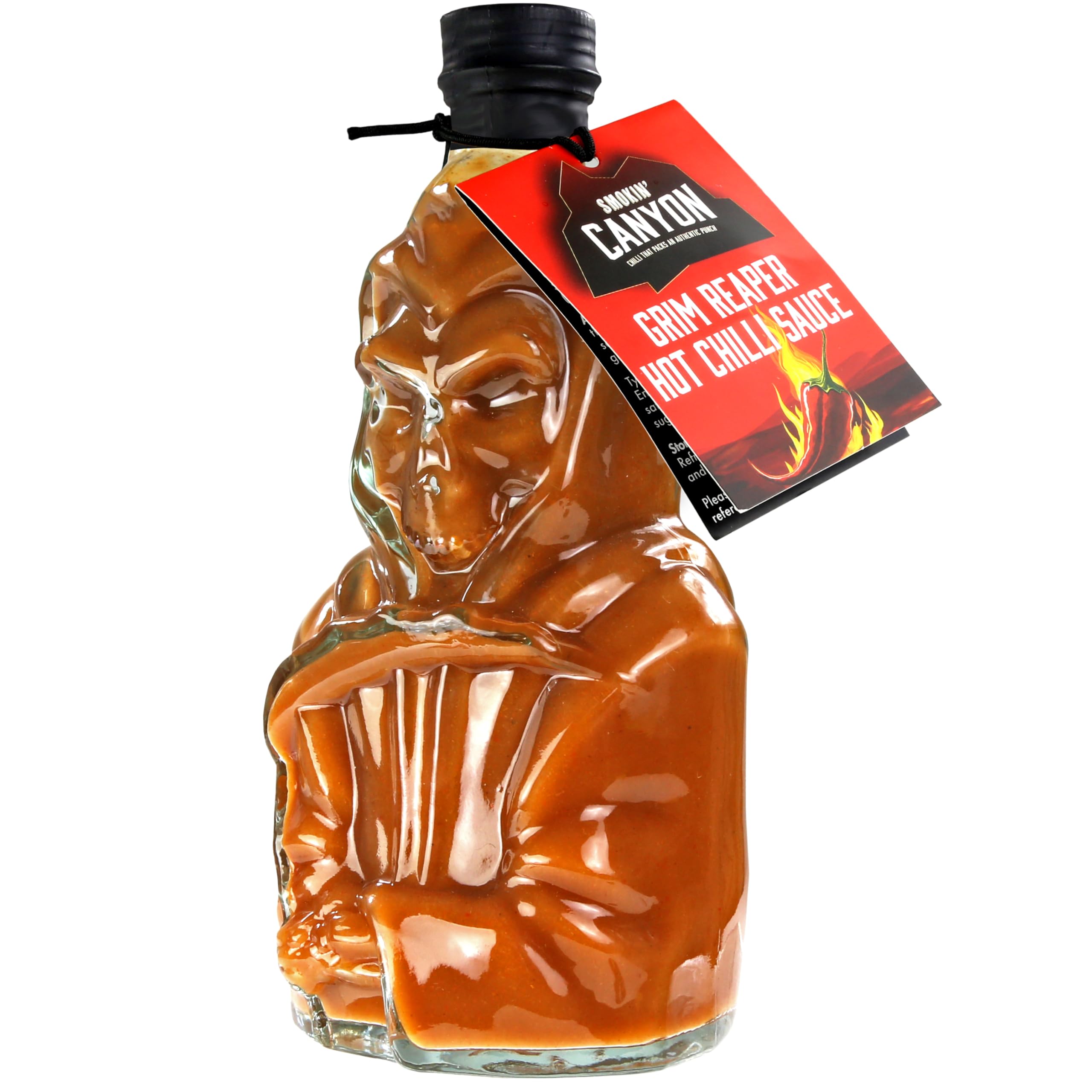 Hot Sauce Gift Set - The Grim Reaper Ghost & Red Jalapeno Hot Chilli Sauce Gift Set (410ml) - Great Novelty Gifts & Secret Santa Gifts for Men, Women & Teens